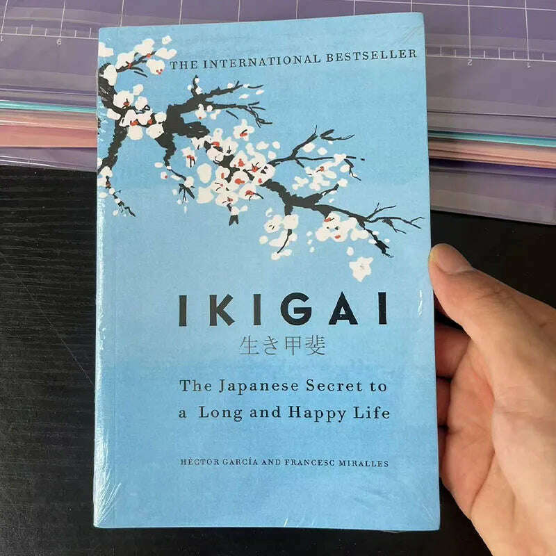 KIMLUD, Ikigai The Japanese Secret Philosophy for A Happy Healthy By Hector Garcia Book Rebuilding Happiness + A Book about Hope Fiction, KIMLUD Womens Clothes