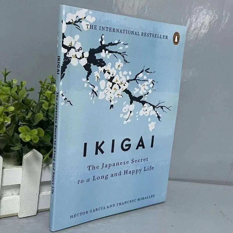 KIMLUD, Ikigai The Japanese Secret Philosophy for A Happy Healthy By Hector Garcia Book Rebuilding Happiness + A Book about Hope Fiction, 1 book, KIMLUD APPAREL - Womens Clothes