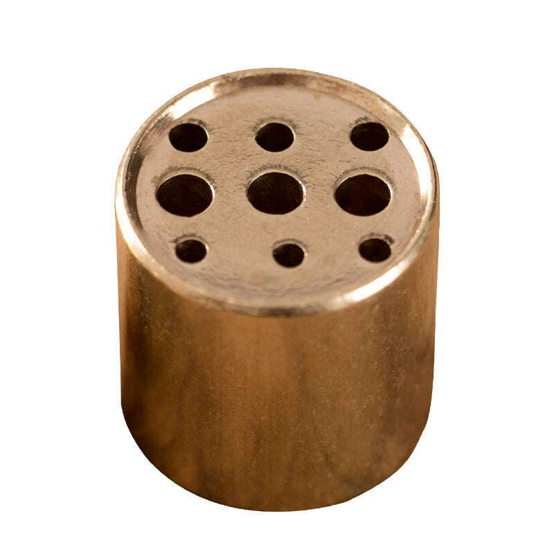 KIMLUD, Incense Stick Mine-hole Incense Holder Teahouse Zen Buddhist Supplies Brass Burner Incense Plate Portable Buddha Accessories, KIMLUD Womens Clothes