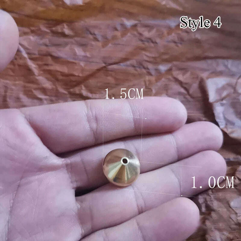 KIMLUD, Incense Stick Mine-hole Incense Holder Teahouse Zen Buddhist Supplies Brass Burner Incense Plate Portable Buddha Accessories, style 4, KIMLUD APPAREL - Womens Clothes