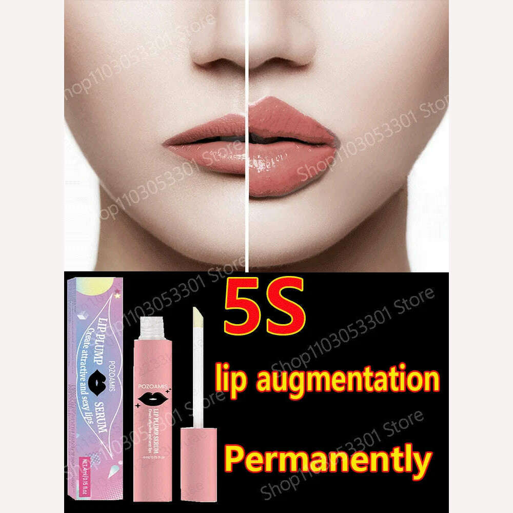 KIMLUD, Instant Volumising Lip Plumper Oil Collagen LipGloss Moisturizer Repair Lip Extreme VolumeEssence Lips Enhancer Cosmetics, KIMLUD Womens Clothes
