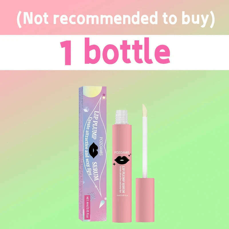 KIMLUD, Instant Volumising Lip Plumper Oil Collagen LipGloss Moisturizer Repair Lip Extreme VolumeEssence Lips Enhancer Cosmetics, Pack of 1Pcs, KIMLUD APPAREL - Womens Clothes