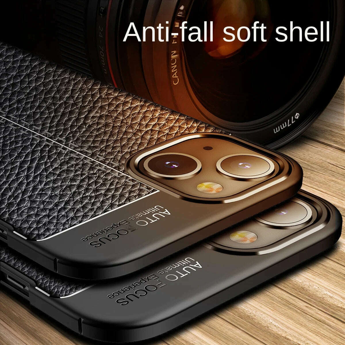 KIMLUD, iphone 11 12 13 case for iphone 14 pro max Anti-fall protective case Men's business New model 2023, KIMLUD Womens Clothes