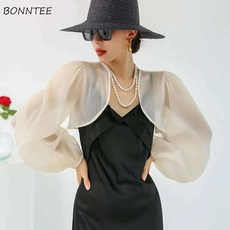 KIMLUD, Jackets Women Temperament Sheer Popular Sun-proof Female Thin Summer Loose Breathable Korean Style Casual All-match Graceful New, KIMLUD Womens Clothes