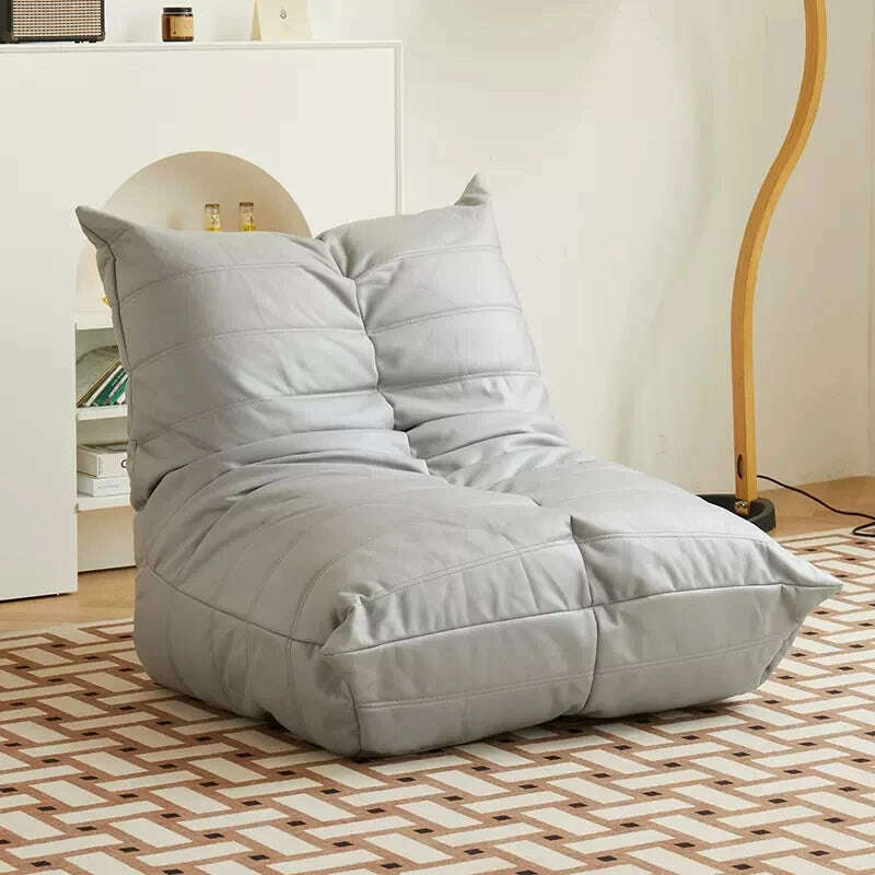 Joylove Lazy Sofa Caterpillar Balcony Reclining Leisure Chair Net Red Bedroom Can Lie And Sleep Tatami Single Small Sofa - KIMLUD