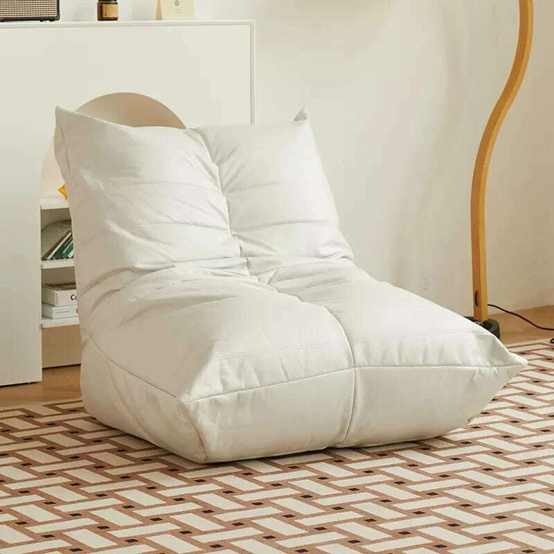 Joylove Lazy Sofa Caterpillar Balcony Reclining Leisure Chair Net Red Bedroom Can Lie And Sleep Tatami Single Small Sofa - KIMLUD