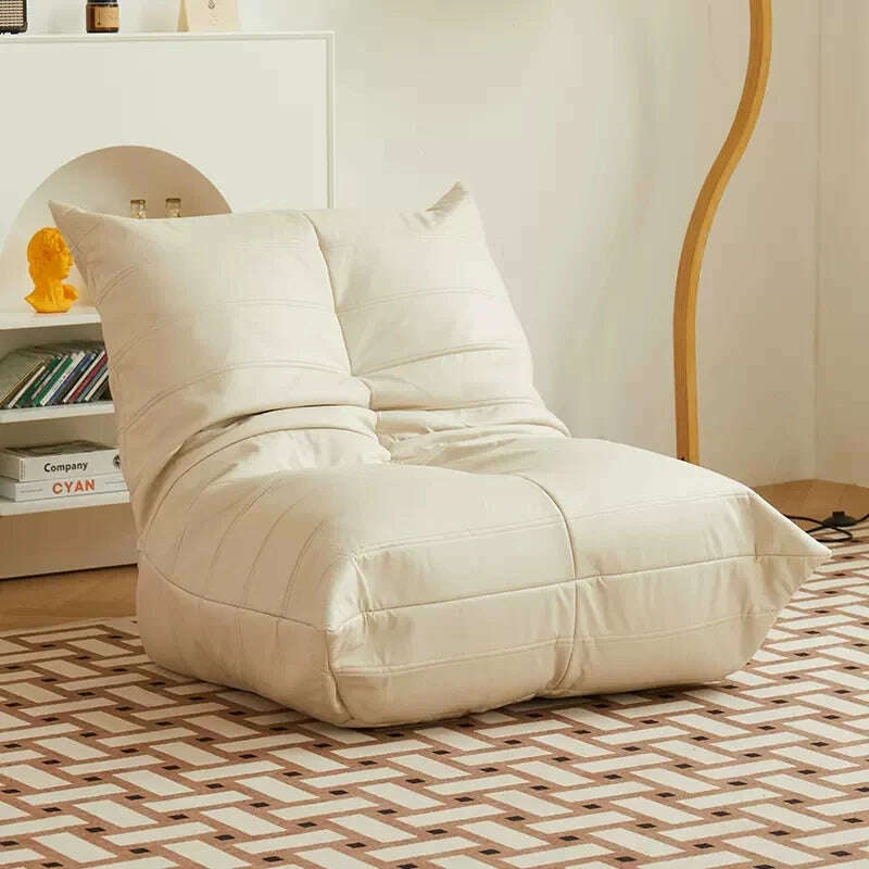 Joylove Lazy Sofa Caterpillar Balcony Reclining Leisure Chair Net Red Bedroom Can Lie And Sleep Tatami Single Small Sofa - KIMLUD