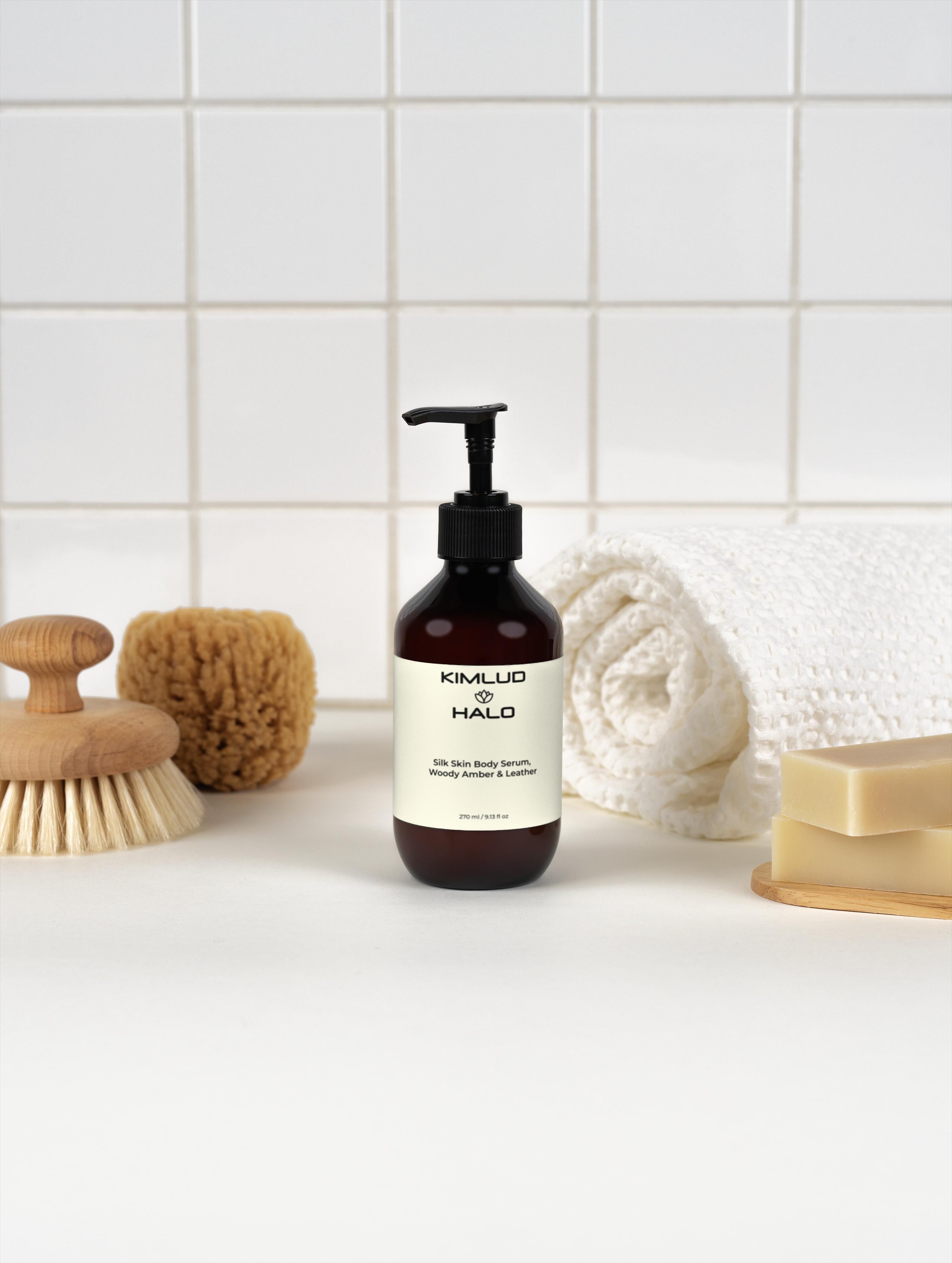 Silk Skin Body Serum, Woody Amber & Leather