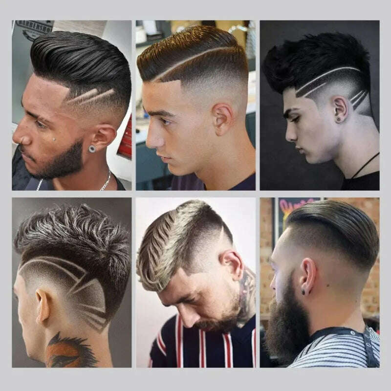 Kemei KM-4639 Electric Clipper Hair Clippers Professional Trimmer Household Low Noise Beard Machine Personal Care Haircut Tool - KIMLUD