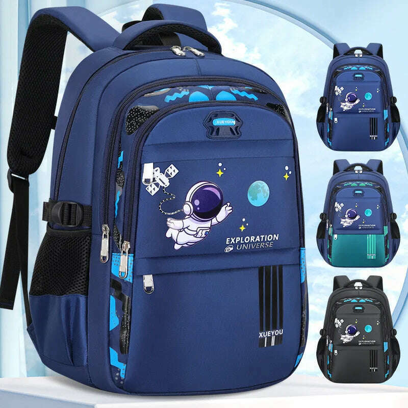 KIMLUD, Kids Backpack Children School Bags for Boys Astronaut School Backpack Waterproof Primary Book Bag Mochila Infantil, KIMLUD Womens Clothes