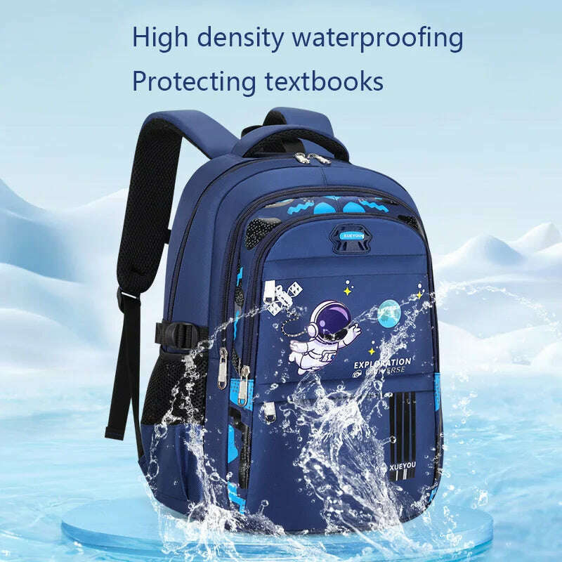 KIMLUD, Kids Backpack Children School Bags for Boys Astronaut School Backpack Waterproof Primary Book Bag Mochila Infantil, KIMLUD Womens Clothes