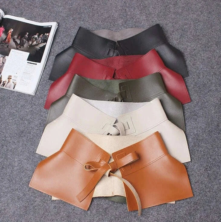 Knot Ultra Wide Girdle Waistband Women Lace Skirt Fashionable Decoration Tie Up Waist Closure Dress Versatile Accessories