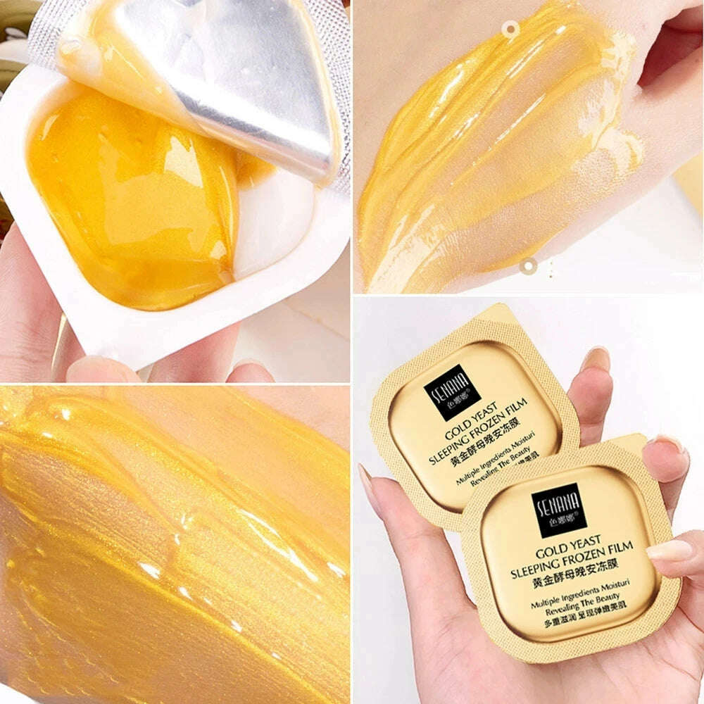 KIMLUD, Korea Skin Care Sets Face Mask Sleeping Repiar 24k Gold Essence Women Skin Care Product Moisturizer Anti Wrinkle Skincare Kit, KIMLUD Womens Clothes