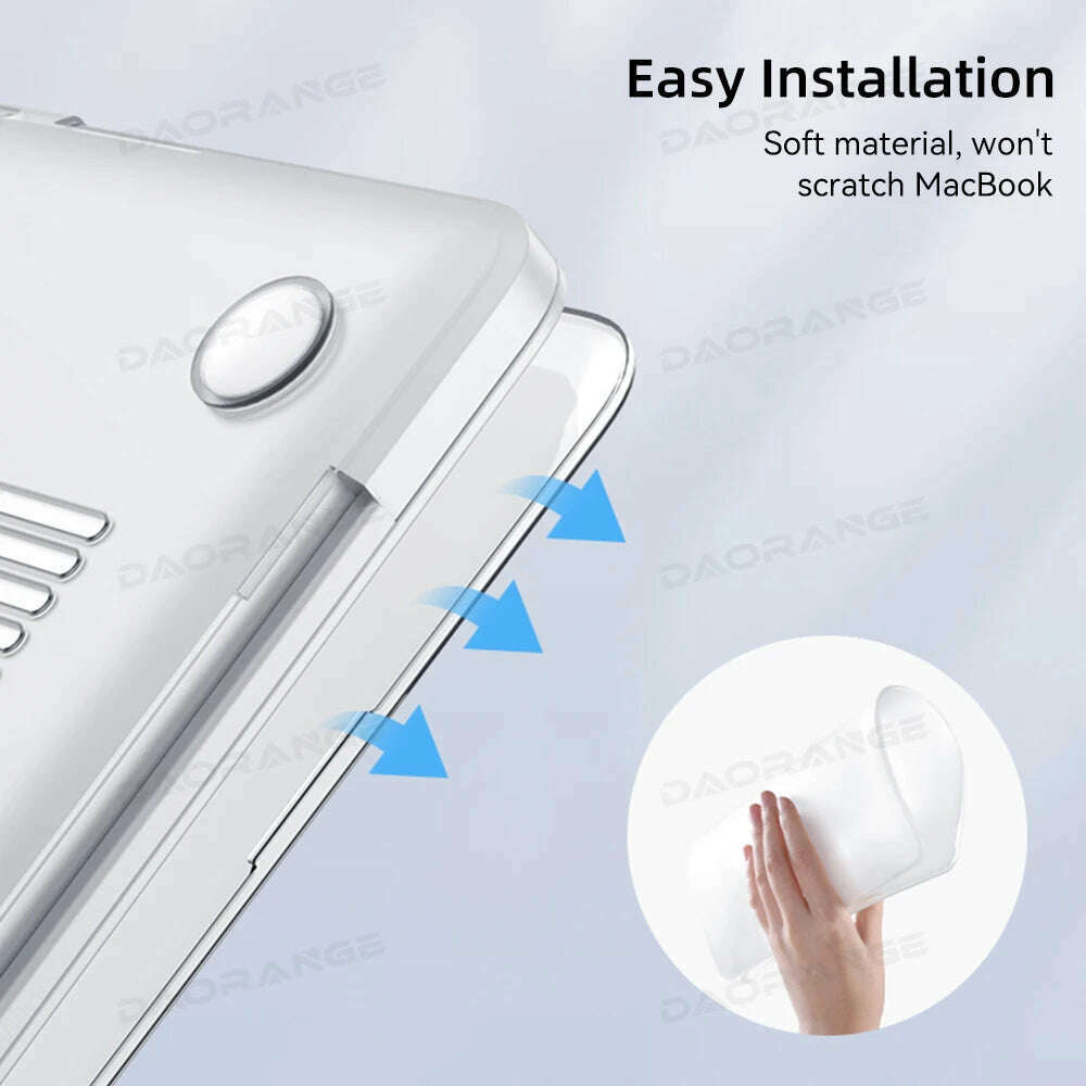 KIMLUD, Laptop Case For MacBook 11 13 14 15 16 Inch For MacBook Pro 14.2 A2442 A2779 Mac book Air 13.3 M2 13.6 A2681 Protective Cover, KIMLUD Womens Clothes