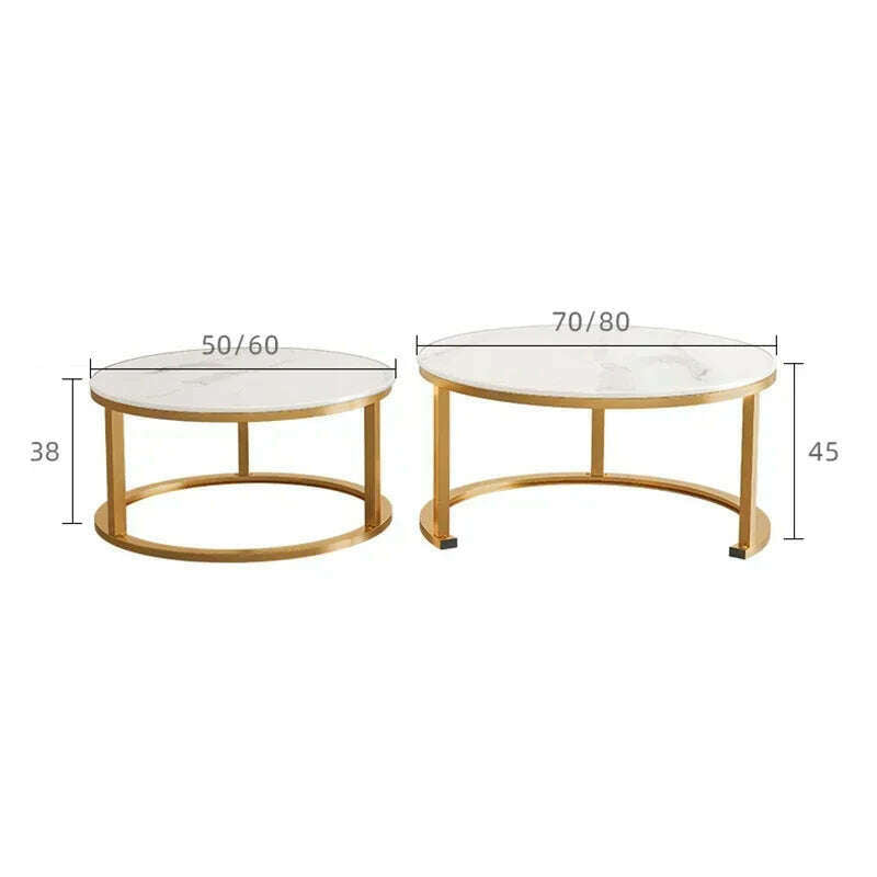 KIMLUD, Legs Gold Design Coffee Tables Decoration Organizer Marble Extendable Coffee Table Standing Floor Table Basse Office Furniture, KIMLUD Womens Clothes