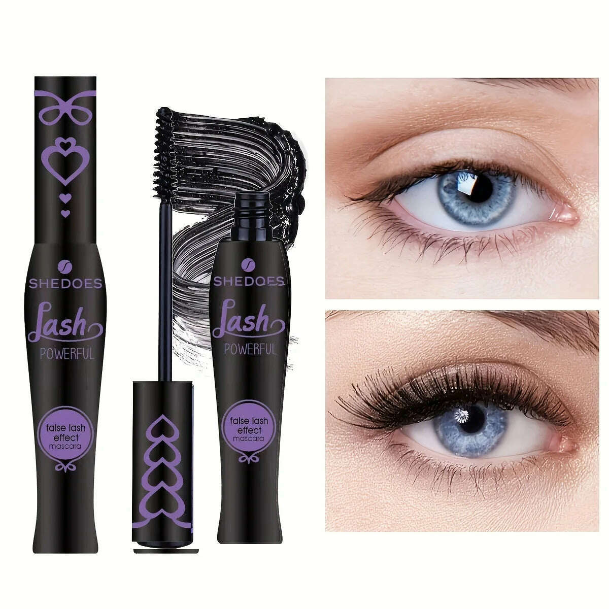 KIMLUD, Lengthening mascara, 8284-Purple, KIMLUD APPAREL - Womens Clothes