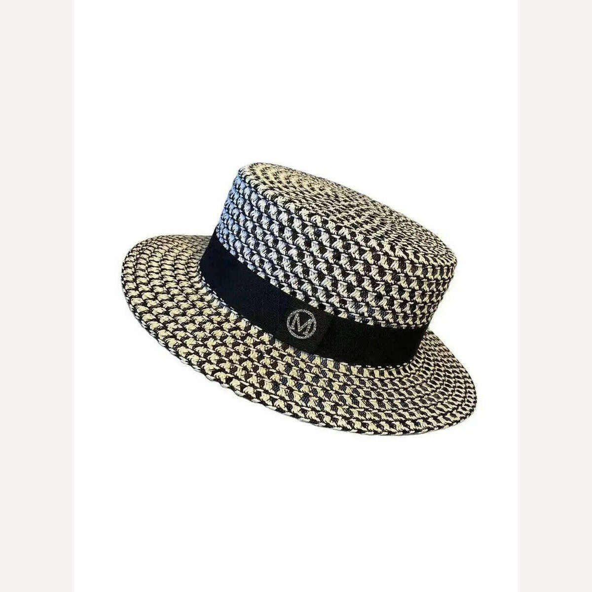 KIMLUD, Letter Sun Hats For Wide Brim Beach Side Cap Floppy Female Straw Hat Solid Fringe Straw Hat Summer Caps Hat for Women, White, KIMLUD APPAREL - Womens Clothes