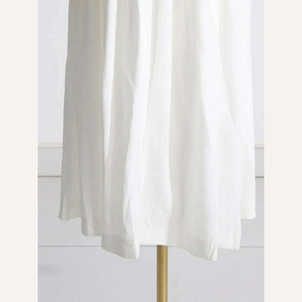 LGRQ Trendy Tie-dyed Printed Irregular Hollow Out Design Women's Long Sleeveless Dresses 2024 New Fashion Elegant Dress 19F1380 - KIMLUD