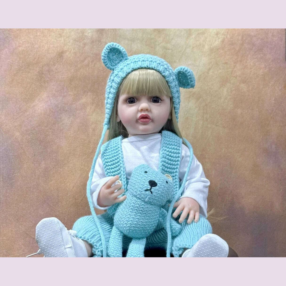 Lifelike Reborn Dolls Realistic Full Silicone Baby Bebe Vinyl 50CM Newborn Girl Doll Princess Toddler Toy Gift - KIMLUD