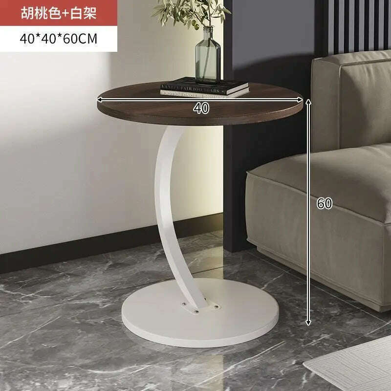 Light luxury small coffee table, simple and modern side table, bedside small table, small unit type side table,End Tables - KIMLUD