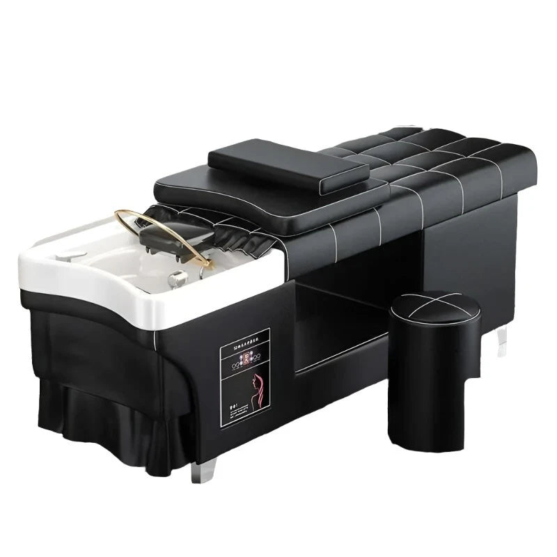 Lighting Stylist Shampo Chair Head Spa Comfort Comfort Sink Hair Wash Bed Luxury Japanese Lavacabezas Salon Furniture MQ50XF - KIMLUD