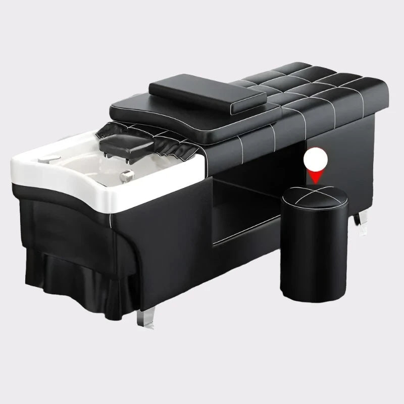 Lighting Stylist Shampo Chair Head Spa Comfort Comfort Sink Hair Wash Bed Luxury Japanese Lavacabezas Salon Furniture MQ50XF - KIMLUD