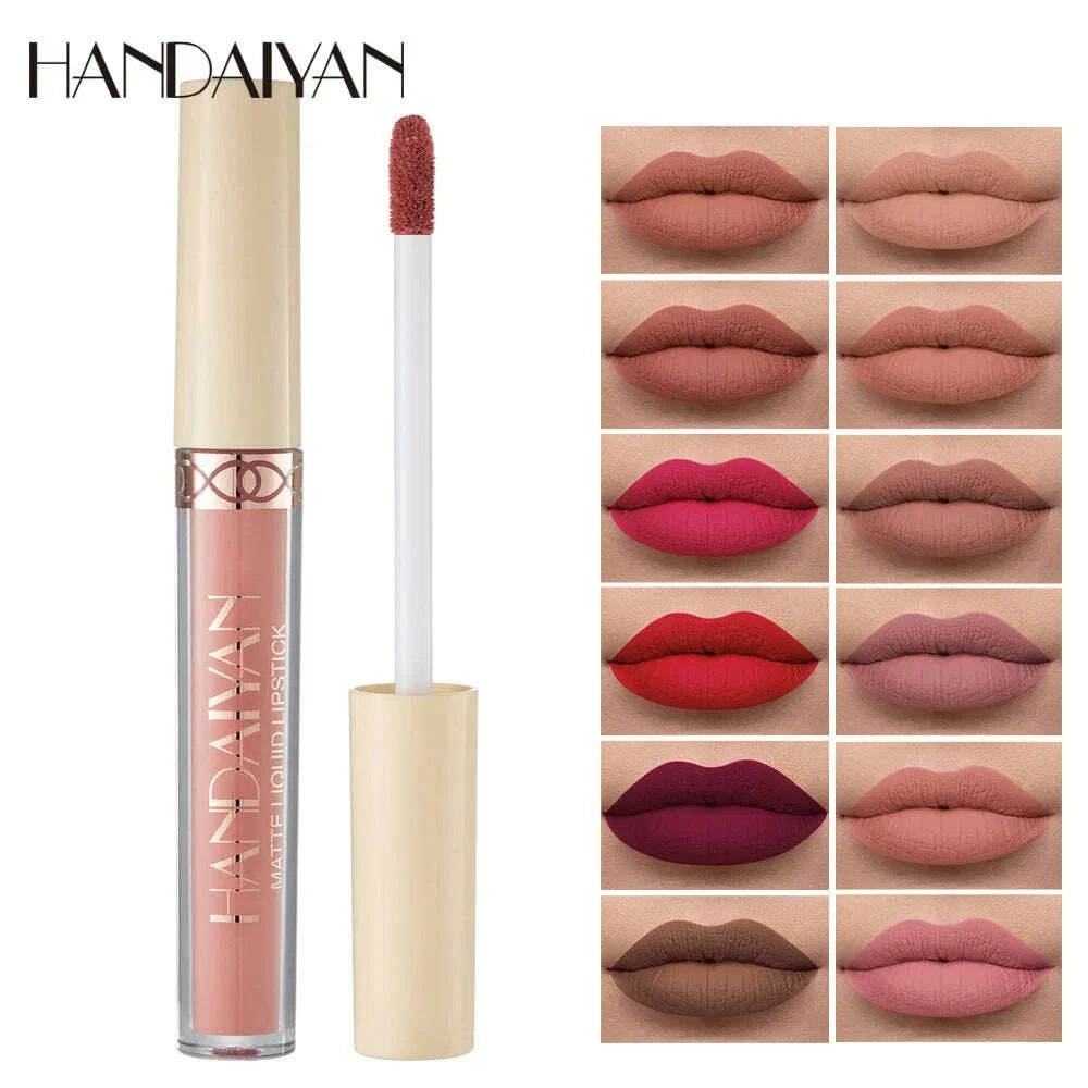 Lip Gloss - Long-Lasting Matte Finish - Dark Purple | KIMLUD