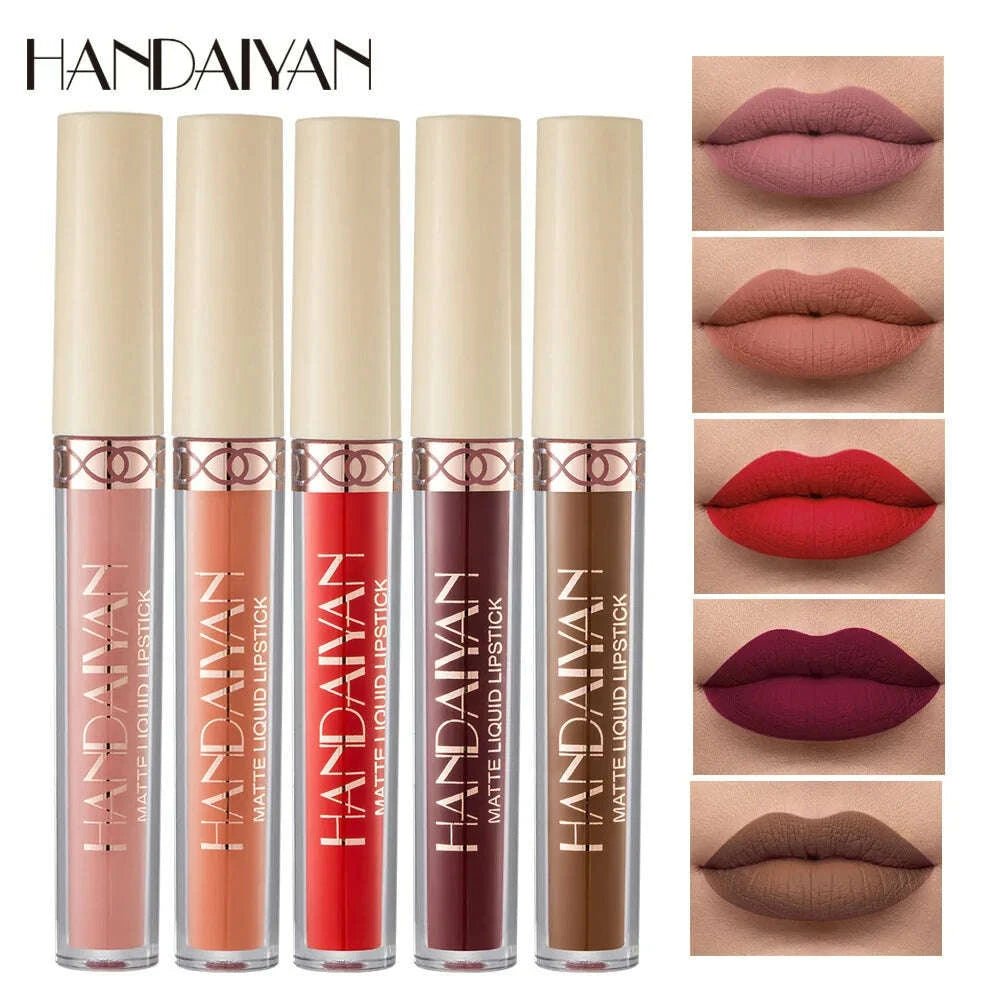 Lip Gloss - Long-Lasting Matte Finish - Dark Purple | KIMLUD