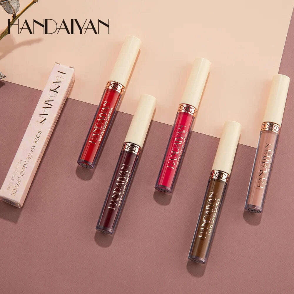 Lip Gloss - Long-Lasting Matte Finish - Dark Purple | KIMLUD