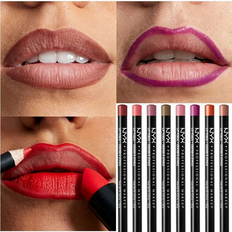 KIMLUD, Lip Liner Matte Waterproof Sexy Plumping Brown Lip Pencil Long Lasting Moisturizing Women Natural Lip Makeup Original 12 Colors, KIMLUD Womens Clothes