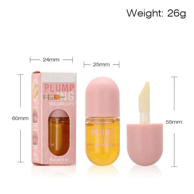 KIMLUD, Lip Plumper Oil Instant Volumising Enhancer Long Lasting Lip Serum Collagen Lips Volume Increases Lipgloss Sexy Cosmetic 2024, A, KIMLUD APPAREL - Womens Clothes