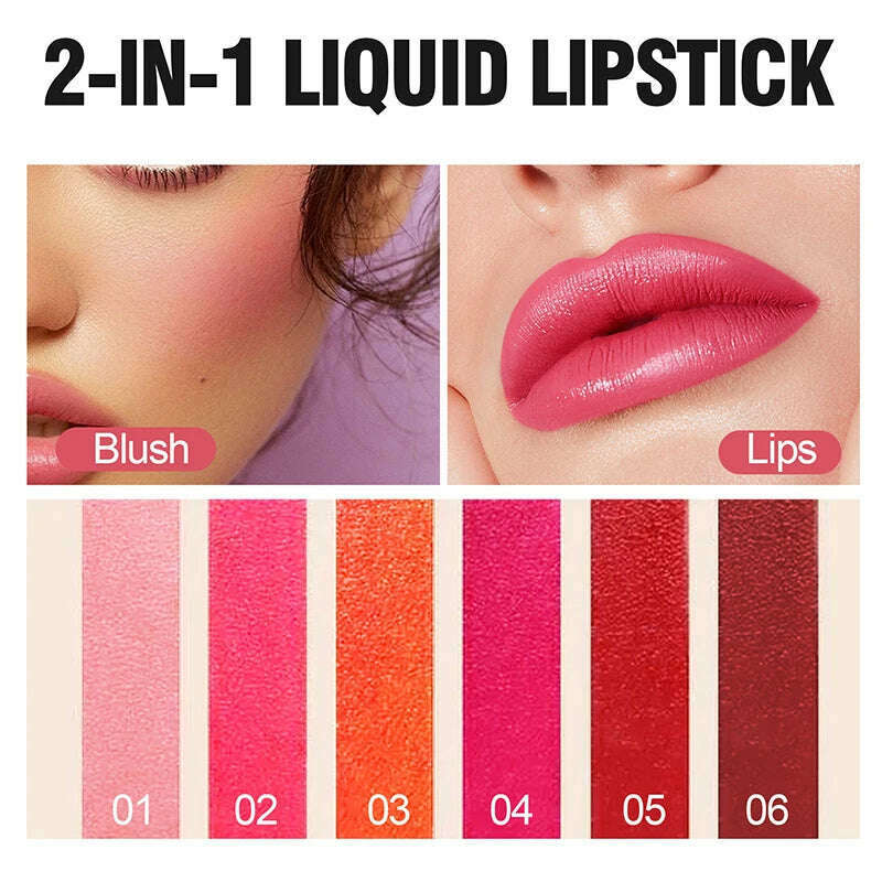 KIMLUD, Long Lasting Permanent Lipstick Make-up For Women Lip Tint Dyeing Lip Gloss Liquid Lipstick Lip Glaze Nonstick Cup Cosmetic New, KIMLUD Womens Clothes