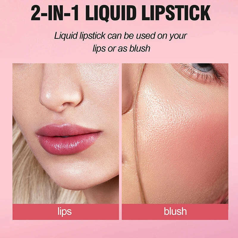 KIMLUD, Long Lasting Permanent Lipstick Make-up For Women Lip Tint Dyeing Lip Gloss Liquid Lipstick Lip Glaze Nonstick Cup Cosmetic New, KIMLUD Womens Clothes