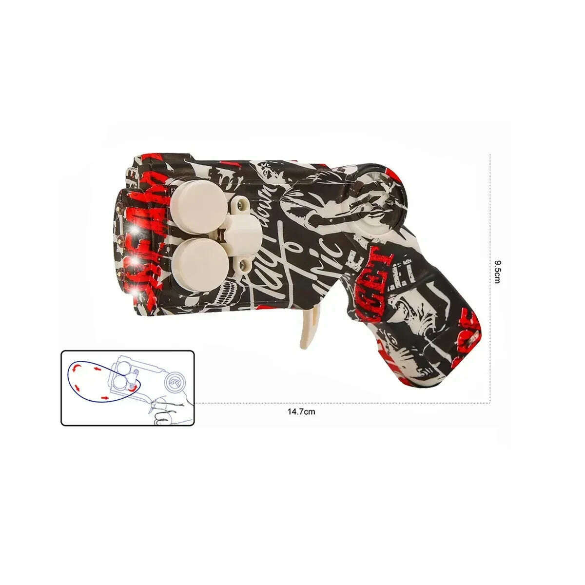 Looplasso Rope Launcher Propeller With Rope String Controller Handheld Loop Lasso Shooter Thruster Electric Toys Children Gifts - KIMLUD