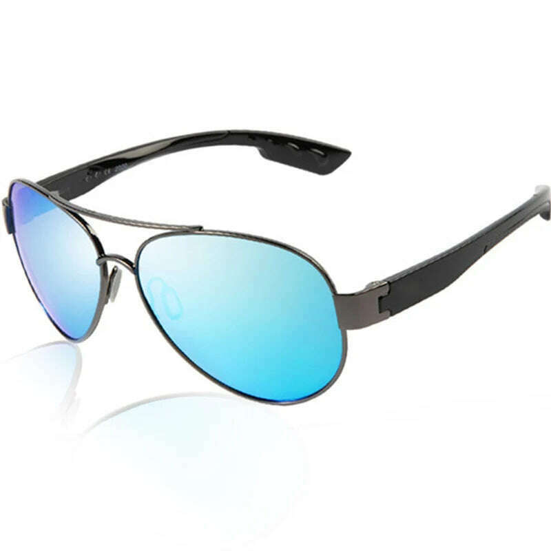 KIMLUD, LORETO Sunglasses Men Driving Shades Male Mirror Polarized Sunglasses For Men Retro Brand Designer Sport Pilot Eyewear Gafas, KIMLUD Womens Clothes