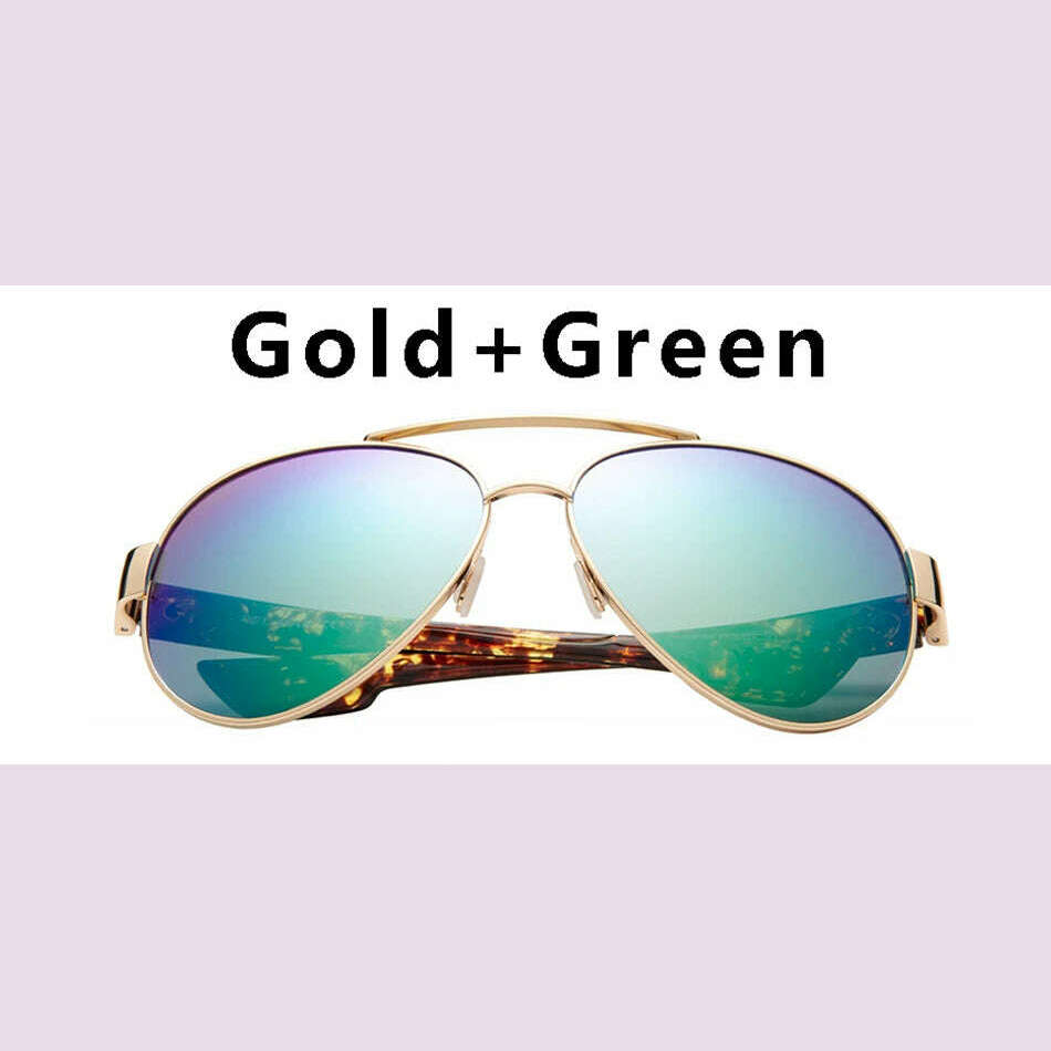 KIMLUD, LORETO Sunglasses Men Driving Shades Male Mirror Polarized Sunglasses For Men Retro Brand Designer Sport Pilot Eyewear Gafas, C4 / With Packing, KIMLUD APPAREL - Womens Clothes