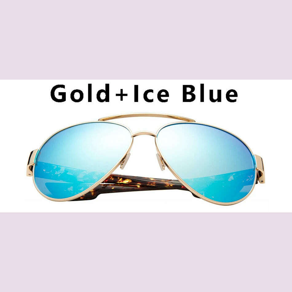 KIMLUD, LORETO Sunglasses Men Driving Shades Male Mirror Polarized Sunglasses For Men Retro Brand Designer Sport Pilot Eyewear Gafas, C6 / With Packing, KIMLUD APPAREL - Womens Clothes