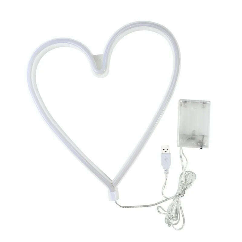 Love LED Neon Sign Light Glowing Valentine's Day Propose Festival Decoration Neon Lamp For Home Party Decor Adult Gift - KIMLUD