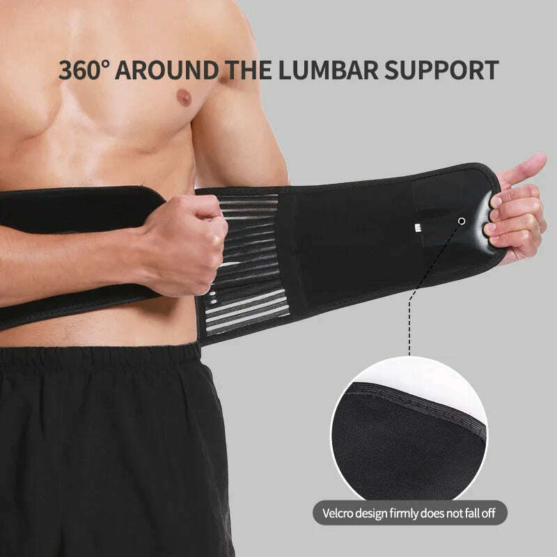 KIMLUD, Lower Back Brace Lumbar Support Pain Relief Sciatica Belt Breathable Cinta Para Coluna Lombar Adjustable Waist for Men & Women, KIMLUD Womens Clothes
