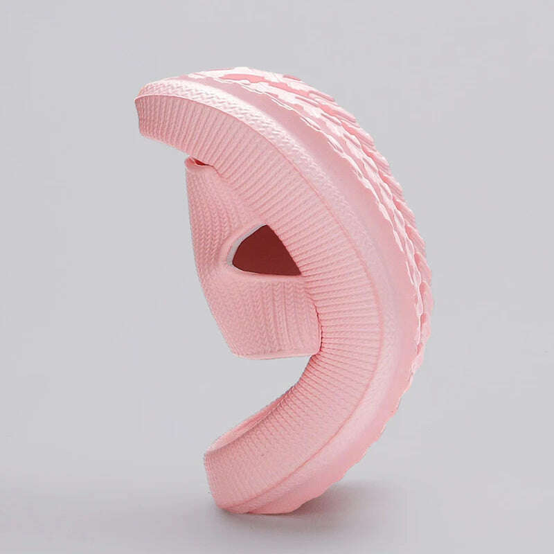 Lucyever 2024 Summer Non-slip Soft Cloud Slippers Women Comfy Eva Thick Platform Slides Woman Couple Bathroom Home Flip Flops 45 - KIMLUD