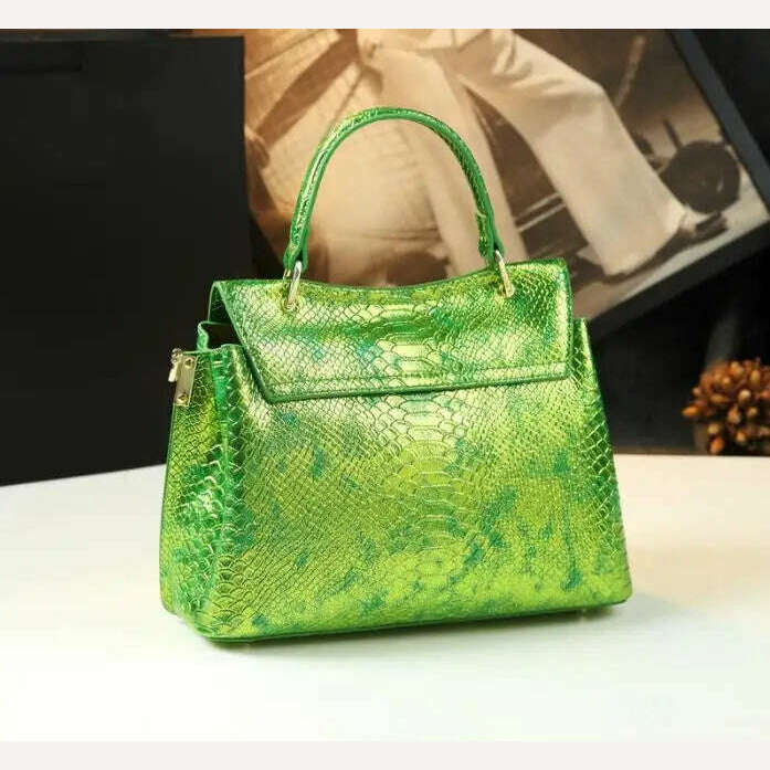 KIMLUD, Luxury Fashion Genuine Leather Women's Bag Ladies Small Women Handbag Shoulder Crossbody Bag Laser Craft Commute Mom Bags Tide, KIMLUD Womens Clothes