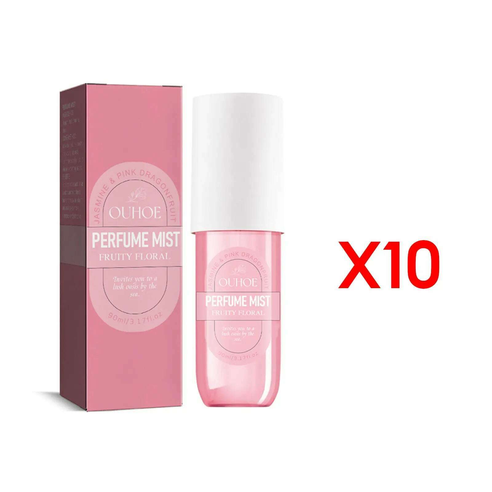 KIMLUD, Luxury High Quality Perfume for Women Dating Fresh Natural Long-lasting Fragrance Non-pungent Floral Body Perfume Mist, 90ml Boxedx10pcs / United States, KIMLUD APPAREL - Womens Clothes