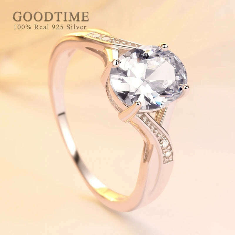 KIMLUD, Luxury Pure 925 Sterling Silver Ring For Women Round Zircon Bride Wedding Rhinestone Rings 925 Jewelry Accessories Gift For Lady, KIMLUD Womens ClothesKIMLUD, Luxury Pure 925 Sterling Silver Ring For Women Round Zircon Bride Wedding Rhinestone Rings 925 Jewelry Accessories Gift For Lady, 4, KIMLUD APPAREL - Womens Clothes