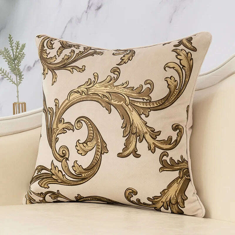 KIMLUD, Luxury Thick Velvet Cushion Cover Decorative Pillow Cover for Sofa Living Room Pillowcase High Quality Beige Grey Cushion Covers, 30x50cm / beige, KIMLUD APPAREL - Womens Clothes