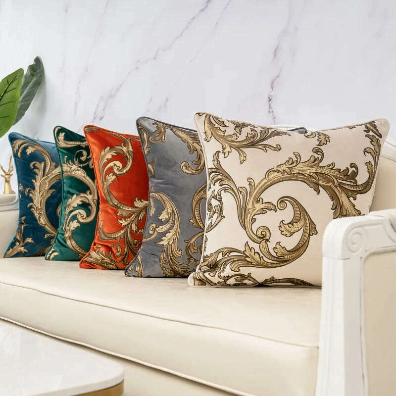 KIMLUD, Luxury Thick Velvet Cushion Cover Decorative Pillow Cover for Sofa Living Room Pillowcase High Quality Beige Grey Cushion Covers, KIMLUD Womens Clothes