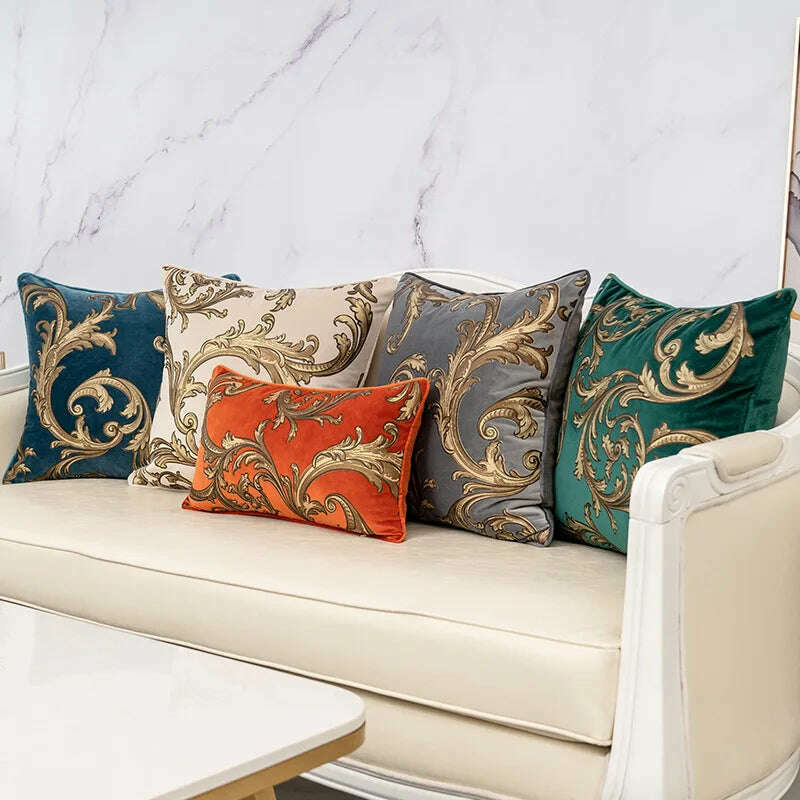KIMLUD, Luxury Thick Velvet Cushion Cover Decorative Pillow Cover for Sofa Living Room Pillowcase High Quality Beige Grey Cushion Covers, KIMLUD Womens Clothes