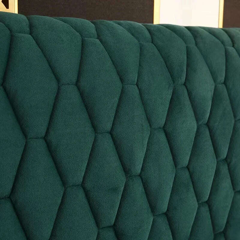 KIMLUD, Luxury Thicken Velvet Quilted Headboard Cover Solid Color High Grade All-inclusive Bedside Cover Soft Plush Bed Head Cover, KIMLUD Womens Clothes