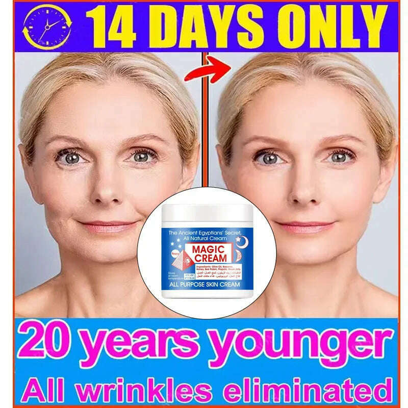 KIMLUD, Magic Wrinkle Remover Face Cream Anti-Aging Fade Fine Line Lifting Firming Whitening Moisturizing Beauty Skin Care Cosmetic 118g, KIMLUD Womens Clothes