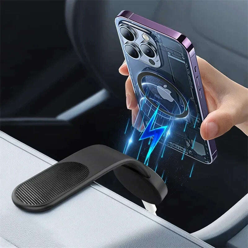 KIMLUD, Magnetic Car Phone Holder Mount Magnet Mobile Car Bracket Dashboard Stand Support In Car For Macsafe iPhone 15 14 13 12 Pro Max, KIMLUD Womens Clothes