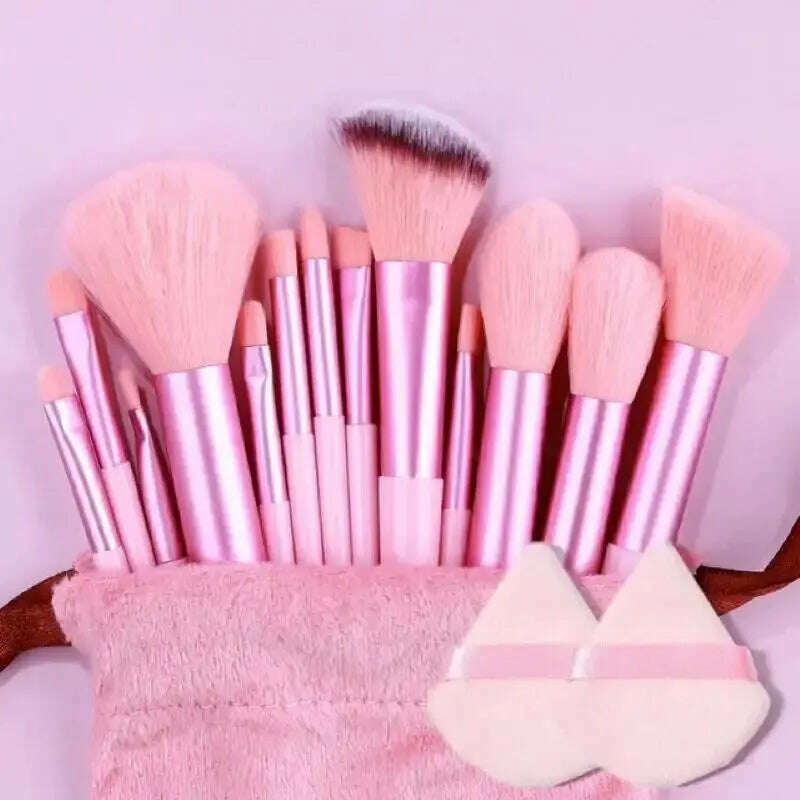 Makeup Brush Set Soft Fluffy Professiona Cosmetic Foundation Powder Eyeshadow Kabuki Blending Make Up Brush Beauty Tool Makeup - KIMLUD